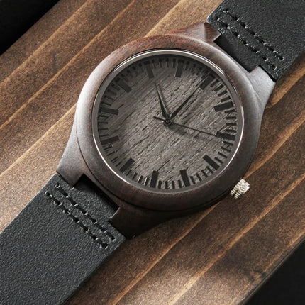 TO MY SON - ENJOY THE RIDE - WOOD WATCH TB02 - Charming Present