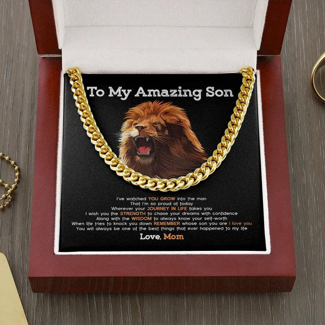 To My Son - You Will Always The Best Things To My Life- Cuban Link Chain SO99T - Charming Present