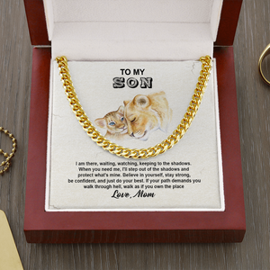 To My Son - Believe In Yourself And Do Your Best - Cuban Link Chain SO106V