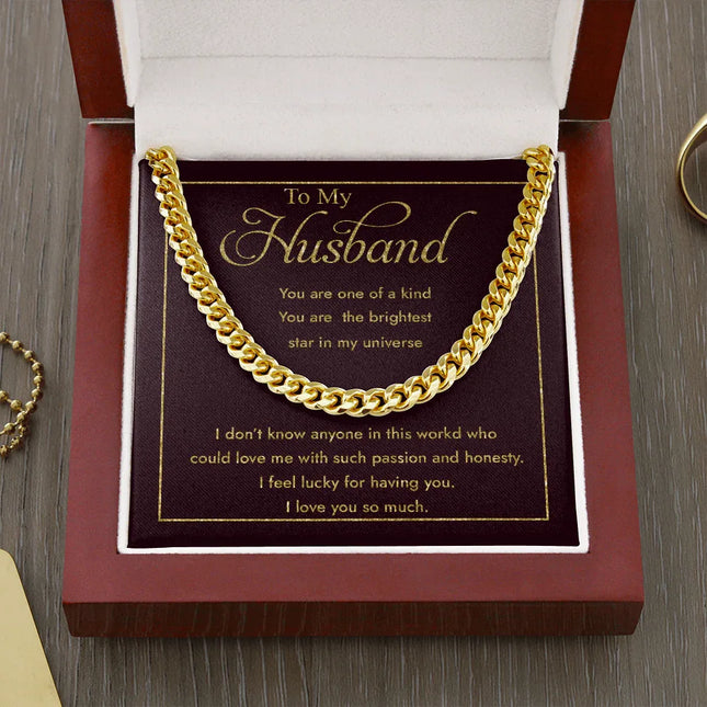 To My Husband You Are One Of A Kind Cuban SO33 - Charming Present
