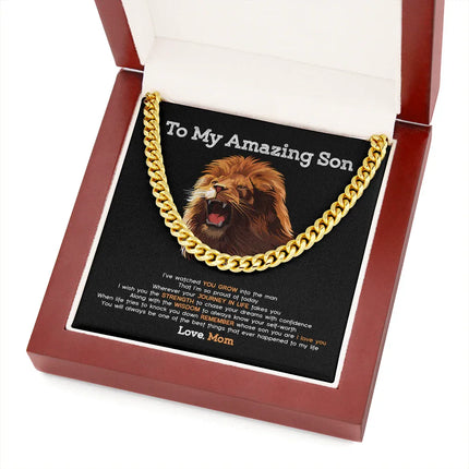 To My Son - You Will Always The Best Things To My Life- Cuban Link Chain SO99T - Charming Present