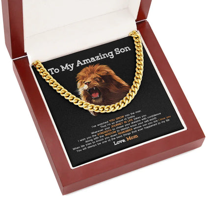 To My Son - You Will Always The Best Things To My Life- Cuban Link Chain SO99T - Charming Present
