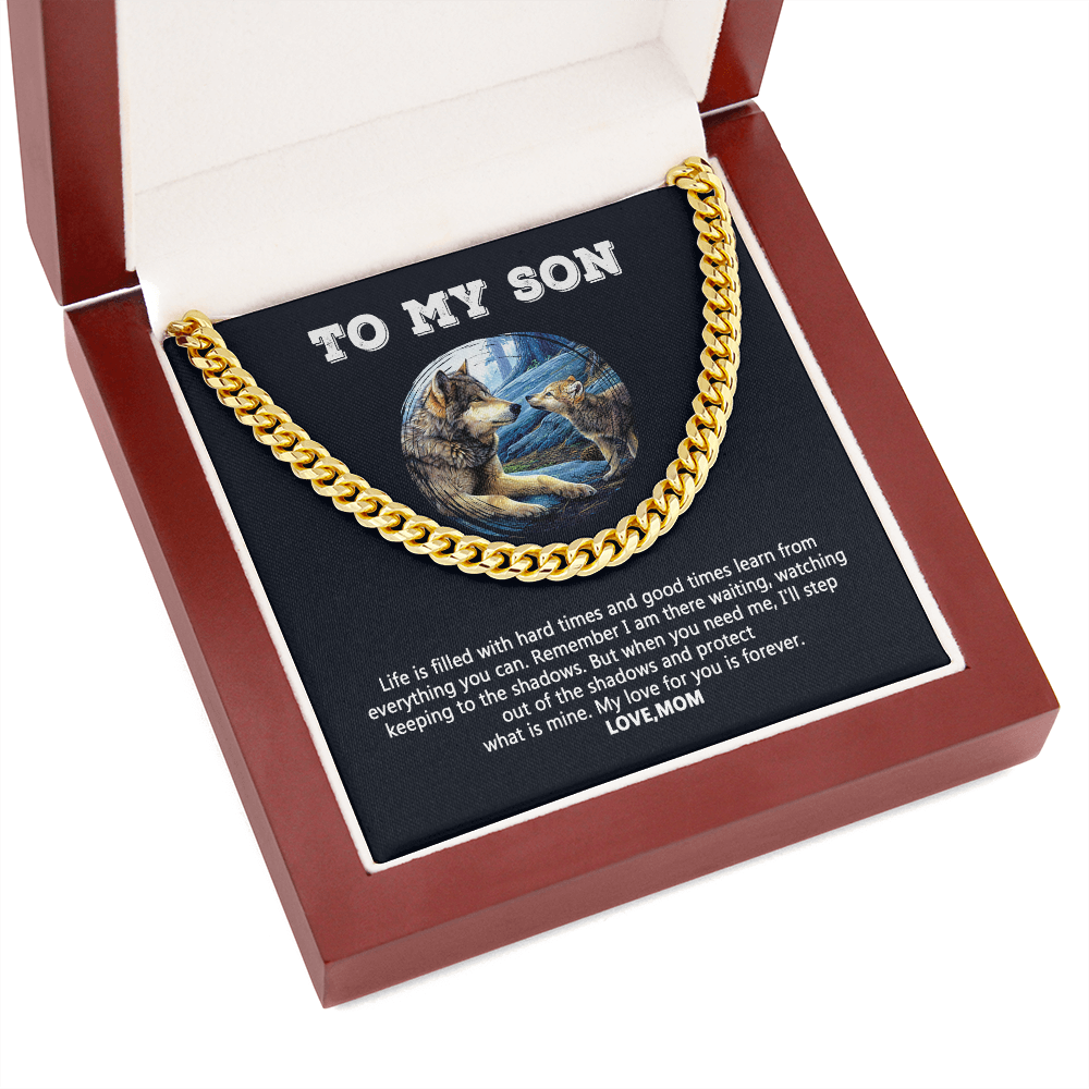 To My Son - My Love For You Is Forever - Cuban Link Chain SO109V