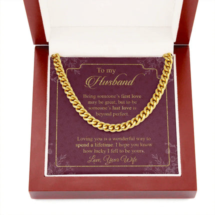 To My Husband Loving You Is A Wonderful Way To Spend A Lifetime Cuban SO35 - Charming Present