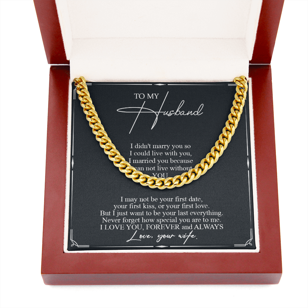 To My Husband - Never Forget How Special You Are To Me - Cuban Link Chain SO84T