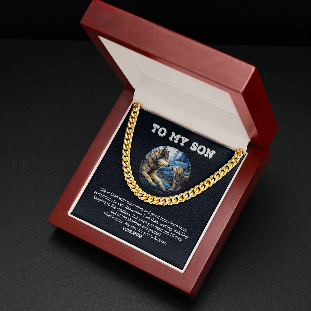 To My Son - My Love For You Is Forever - Cuban Link Chain SO109V