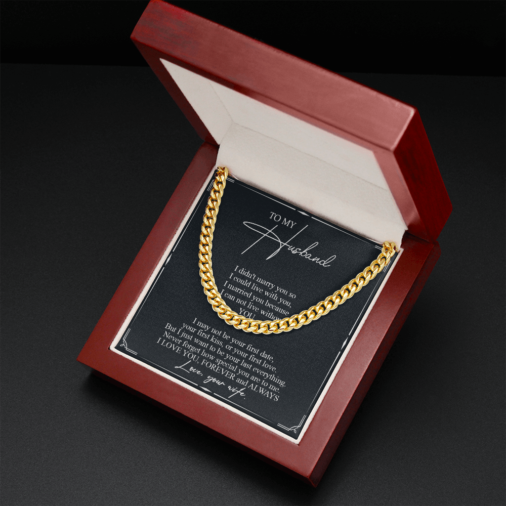 To My Husband - Never Forget How Special You Are To Me - Cuban Link Chain SO84T