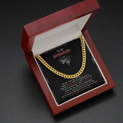 To My Husband - You Complete Me & I Love You - Cuban Link Chain SO92V - Charming Present