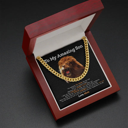 To My Son - You Will Always The Best Things To My Life- Cuban Link Chain SO99T - Charming Present
