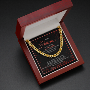 To My Husband - Happy Valentine's Day - Cuban Link Chain KT18