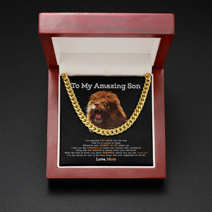 To My Son - You Will Always The Best Things To My Life- Cuban Link Chain SO99T - Charming Present