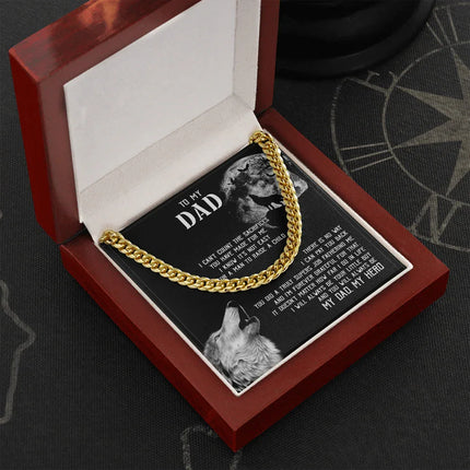 To My Dad I - Will Always Your Little Boy - Cuban Link Chain SO129V - Charming Present