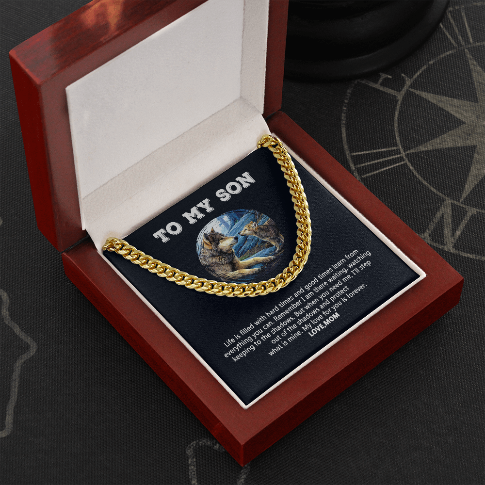To My Son - My Love For You Is Forever - Cuban Link Chain SO109V