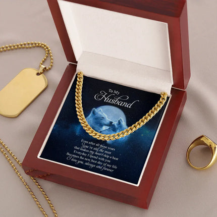 To My Husband You Are Still The Man That Makes My Heart Skip A Beat Cuban SO34 - Charming Present