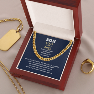 To My Son - You Will Always Have Me Graduation - Cuban Link Chain SO79V