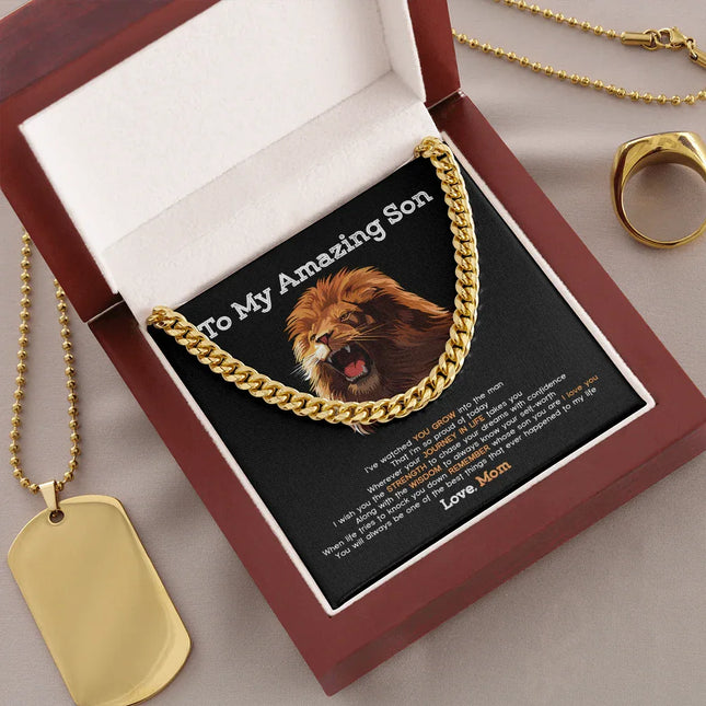 To My Son - You Will Always The Best Things To My Life- Cuban Link Chain SO99T - Charming Present