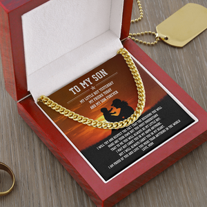 To My Son - I Am Proud Of You - Cuban Link Chain SO84