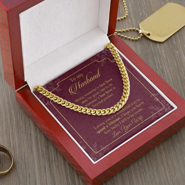 To My Husband Loving You Is A Wonderful Way To Spend A Lifetime Cuban SO35 - Charming Present