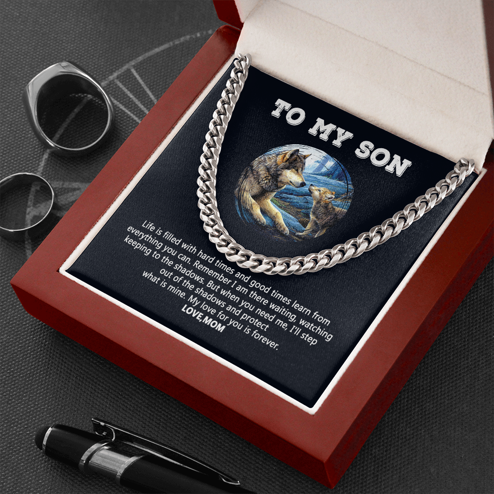 To My Son - My Love For You Is Forever - Cuban Link Chain SO109V