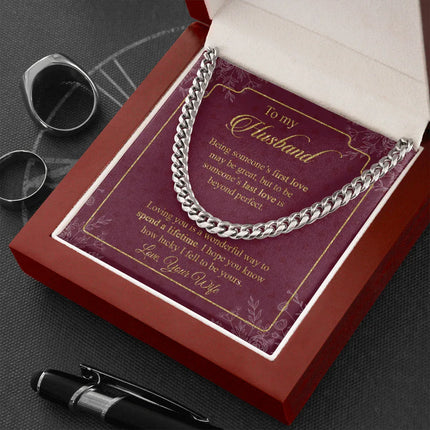 To My Husband Loving You Is A Wonderful Way To Spend A Lifetime Cuban SO35 - Charming Present