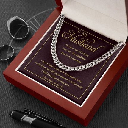 To My Husband You Are One Of A Kind Cuban SO33 - Charming Present