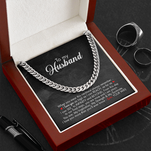 To My Husband - Infinity And Beyond - Cuban Link Chain KT09