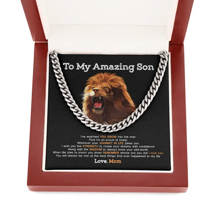 To My Son - You Will Always The Best Things To My Life- Cuban Link Chain SO99T - Charming Present