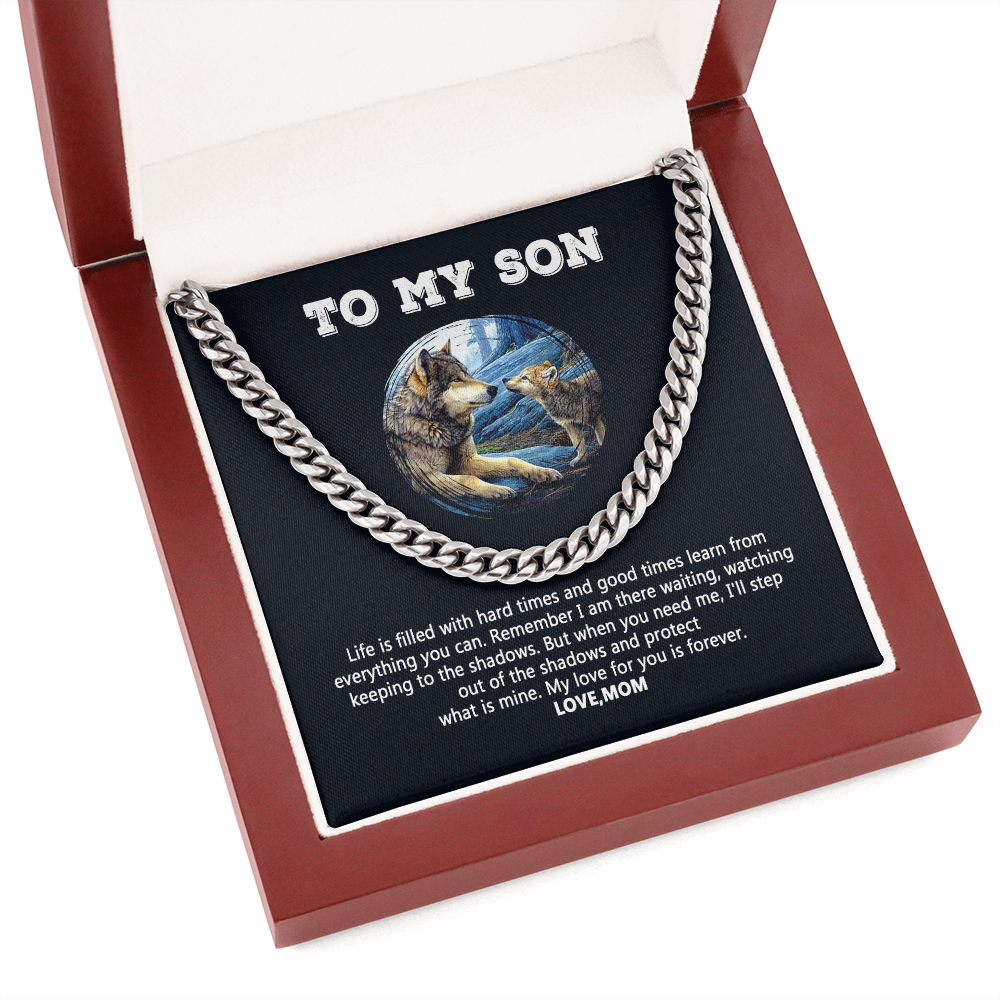 To My Son - My Love For You Is Forever - Cuban Link Chain SO109V