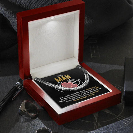 To My Man - You Are My Happily Ever After - Cuban Link Chain SO94T - Charming Present