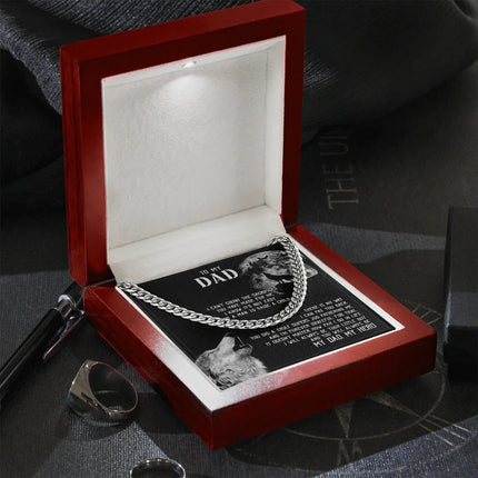 To My Dad I - Will Always Your Little Boy - Cuban Link Chain SO129V - Charming Present