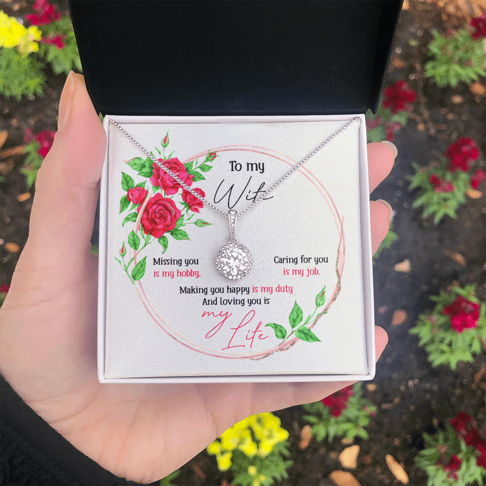 To My Wife - Missing You - Necklace KT19
