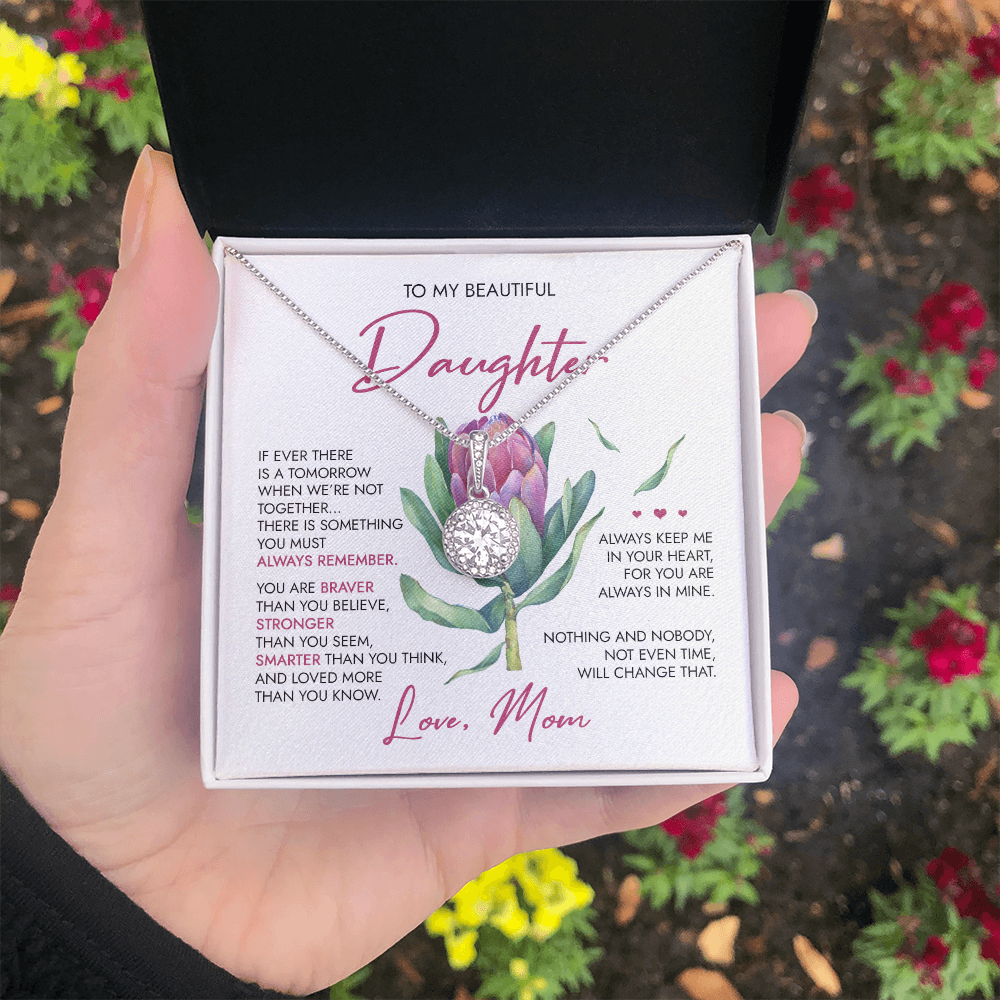 To My Beautiful Daughter - Always Remember - Necklace SO39