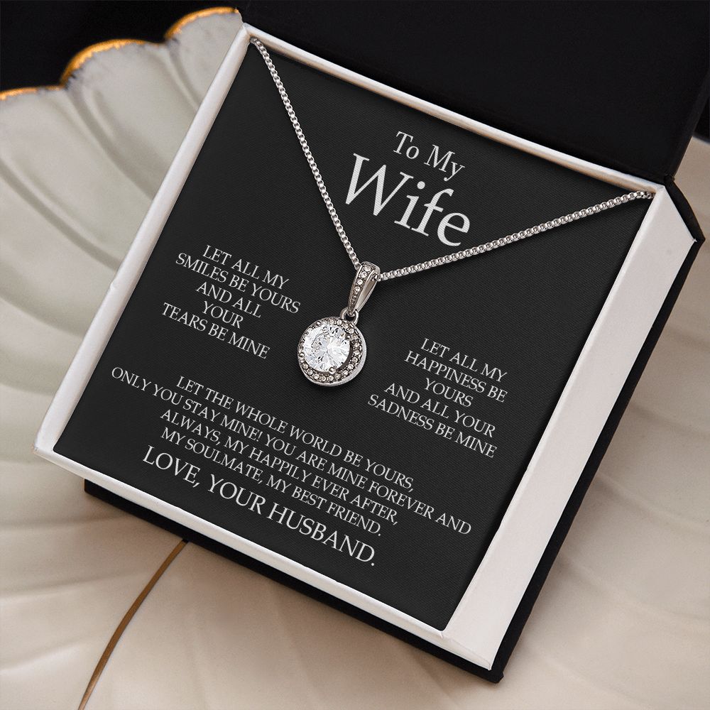 Husband Wife - My Soulmate My Best Friend - Eternal Hope Necklace