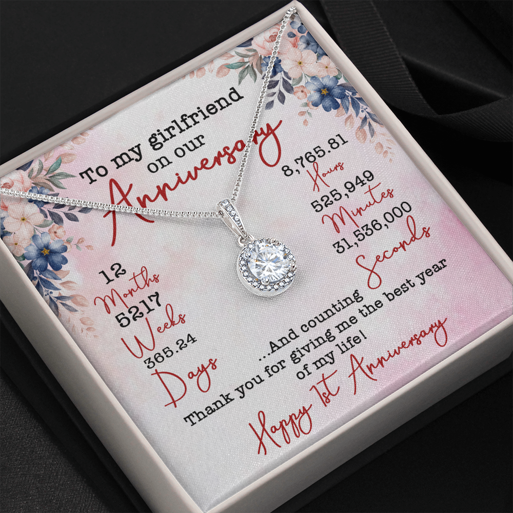 TO MY GIRLFRIEND ON OUR ANIVERSARY NECKLACE SO02v5