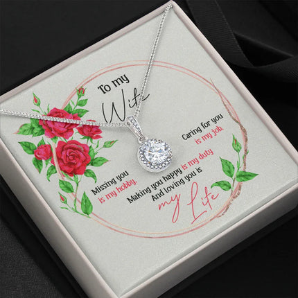 To My Wife - Missing You - Necklace KT19 - Charming Present