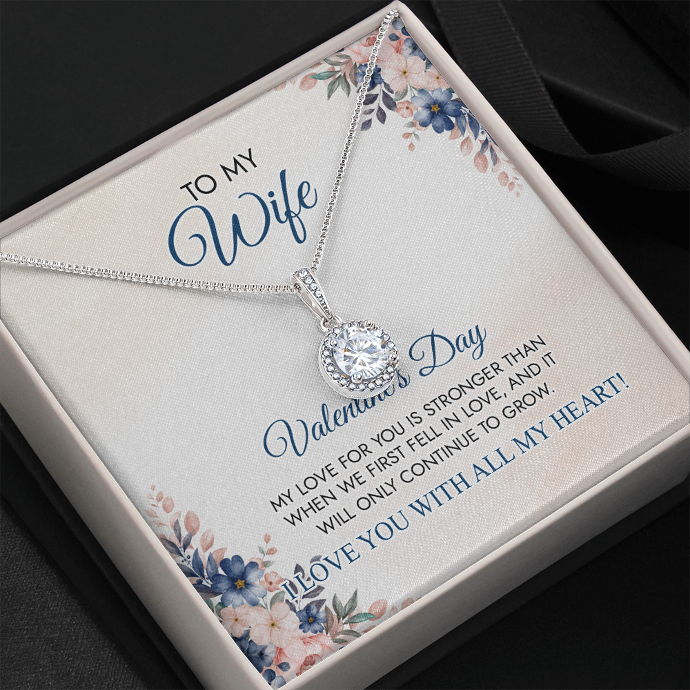 To My Wife - Happy Valentine&#39;s Day - Necklace SO23v5.1