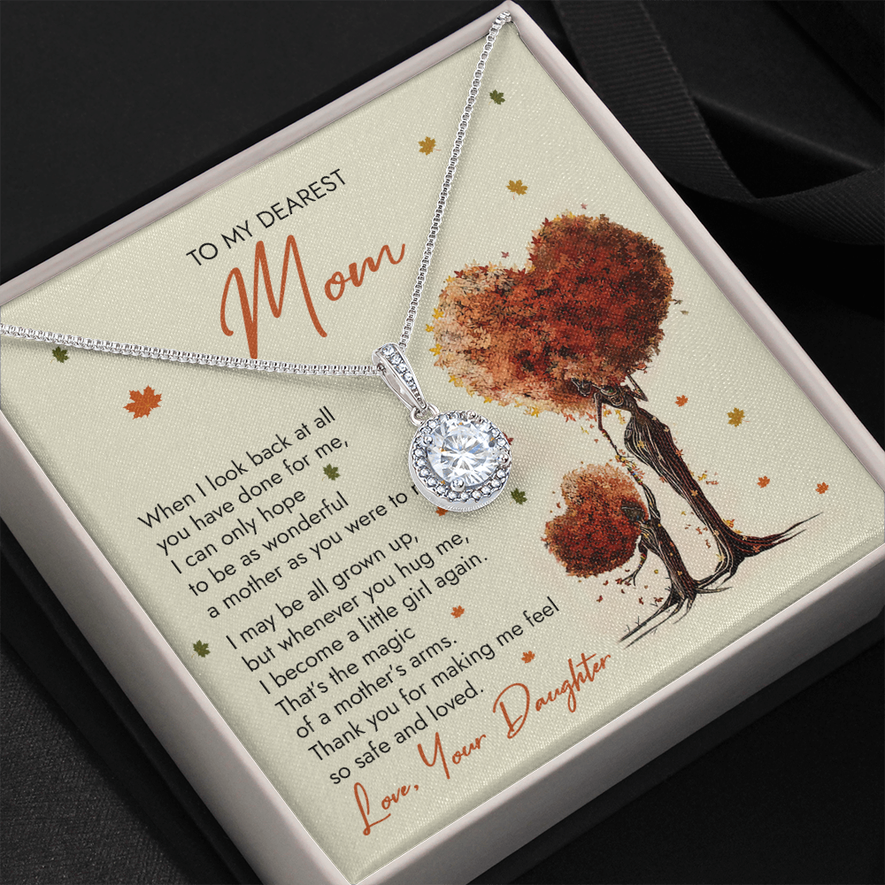 To My Dearest Mom - Safe And Love - Necklace SO38