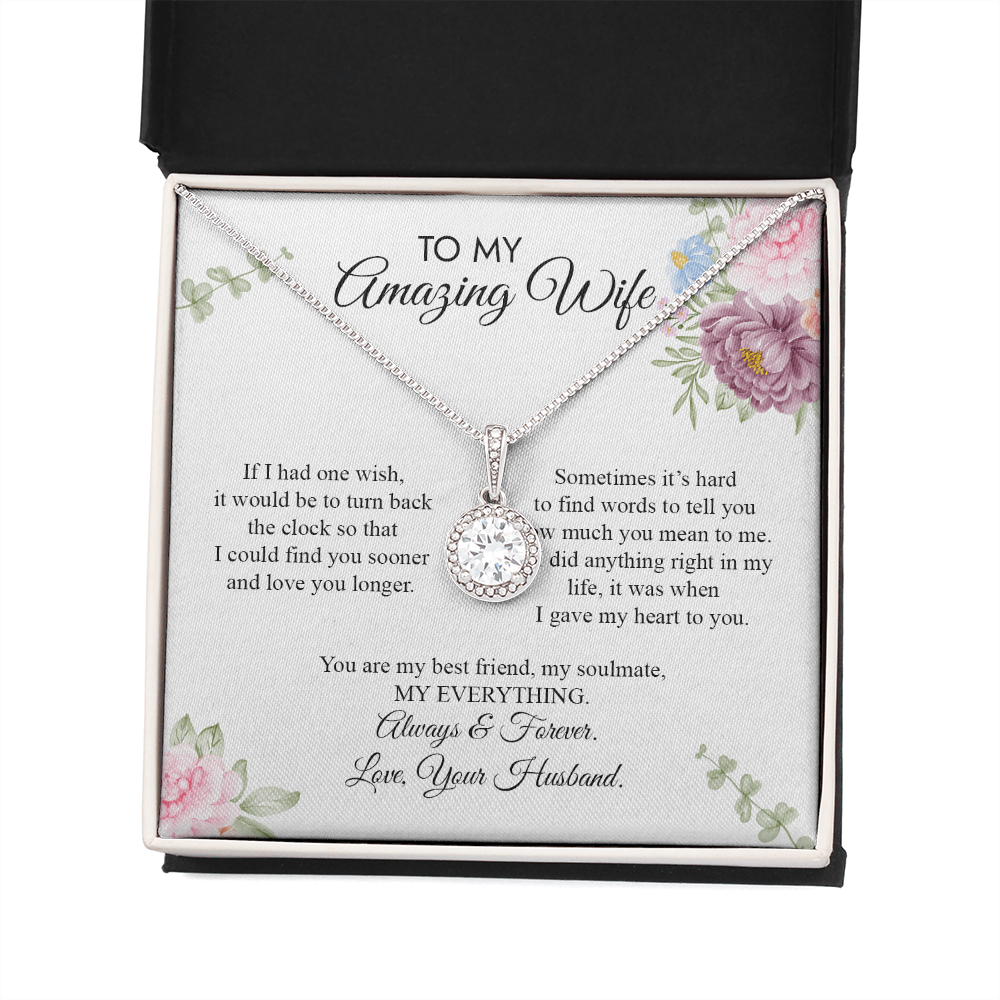 To My Amazing Wife - Love You Longer - Necklace SO20v5