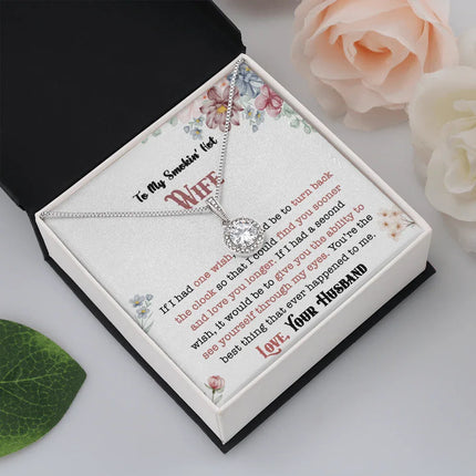 To My Smokin' Hot Wife - Love You Longer - Necklace DR01v5 - Charming Present