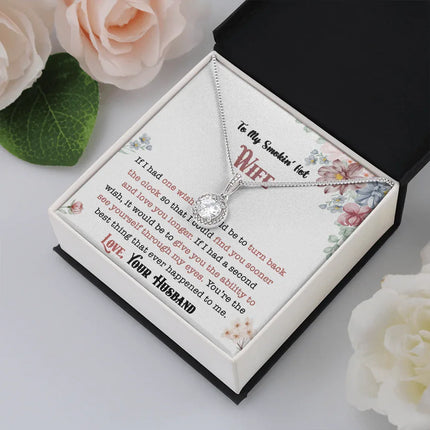 To My Smokin' Hot Wife - Love You Longer - Necklace DR01v5 - Charming Present