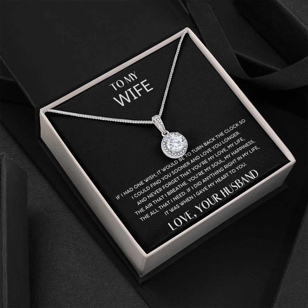 HUSBAND WIFE - YOU'RE MY SOUL, MY HAPPINESS - ETERNAL HOPE NECKLACE