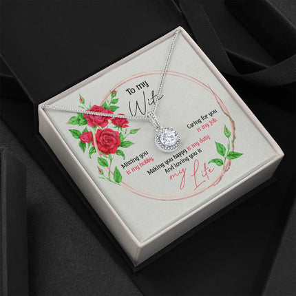 To My Wife - Missing You - Necklace KT19 - Charming Present