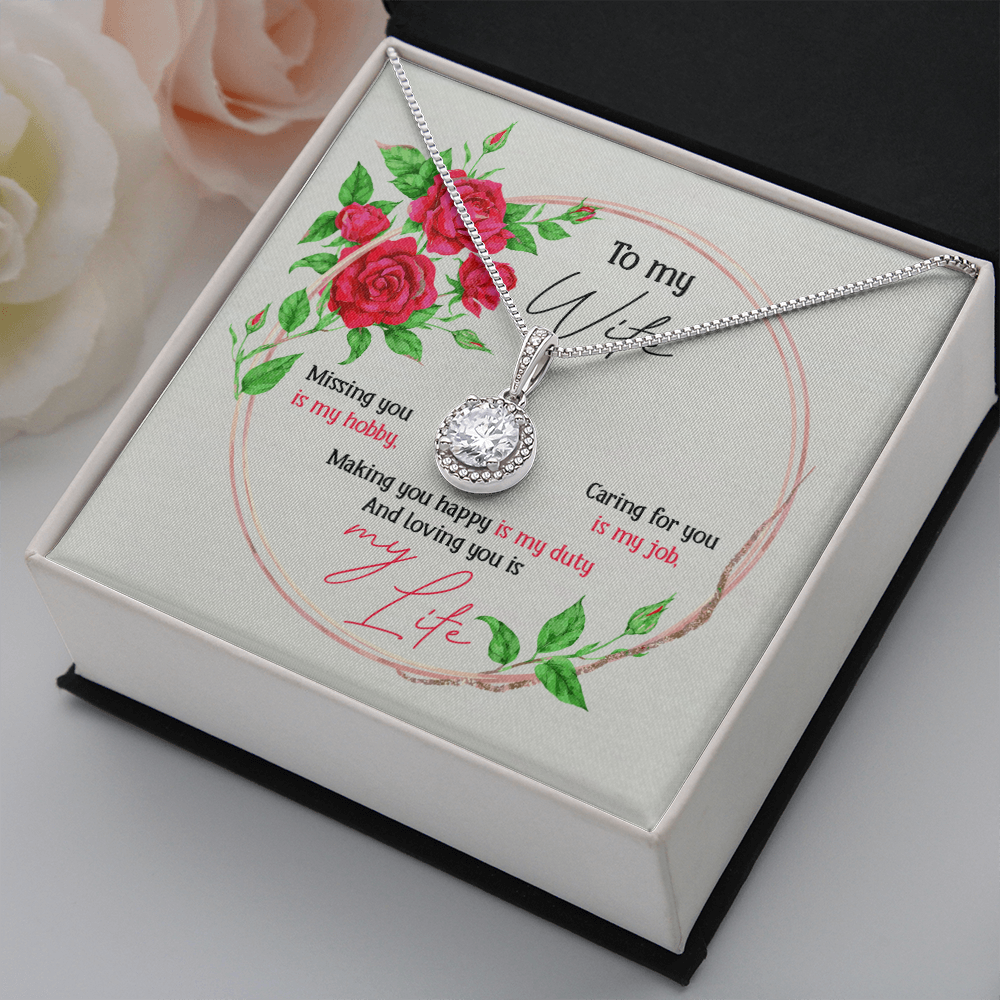 To My Wife - Missing You - Necklace KT19