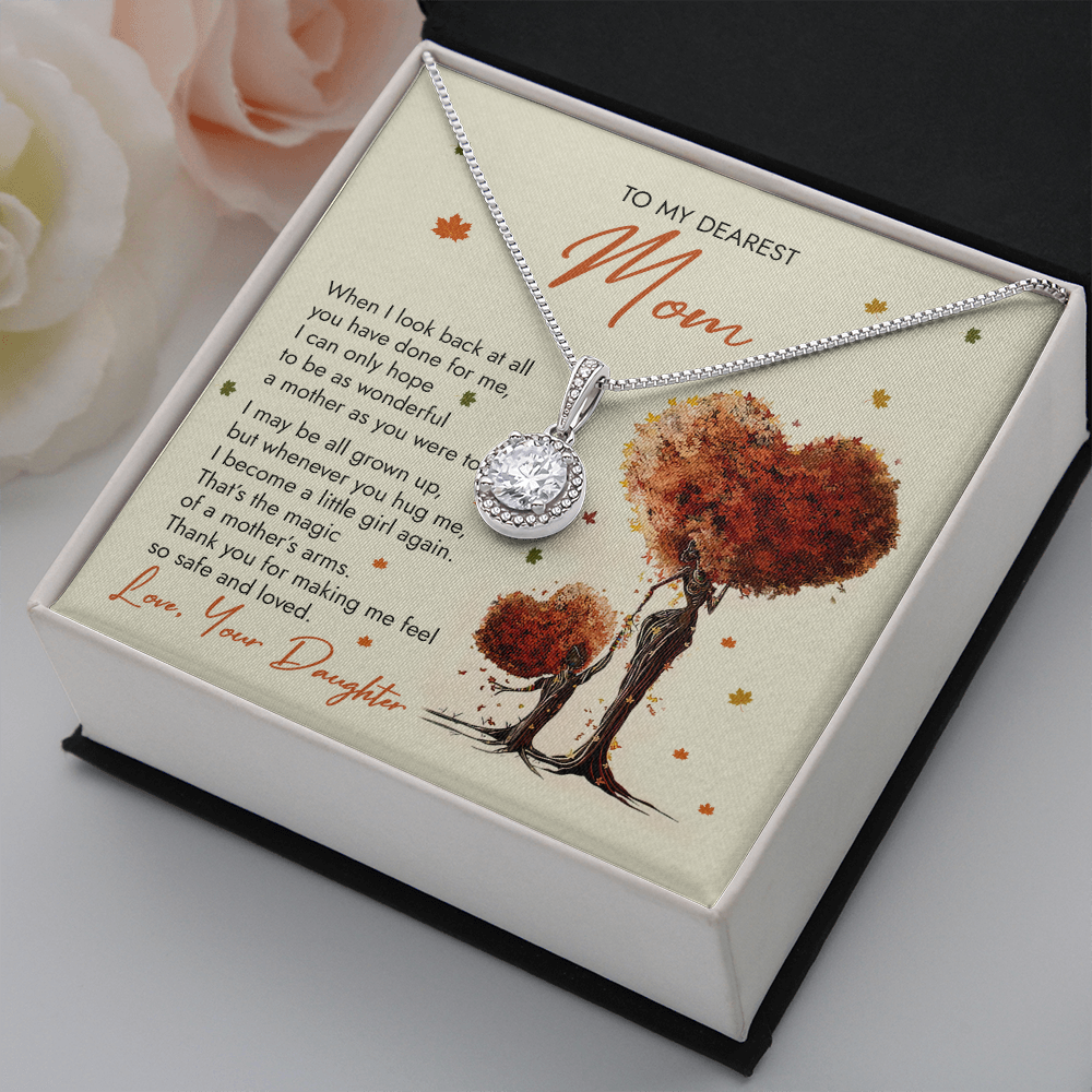 To My Dearest Mom - Safe And Love - Necklace SO38