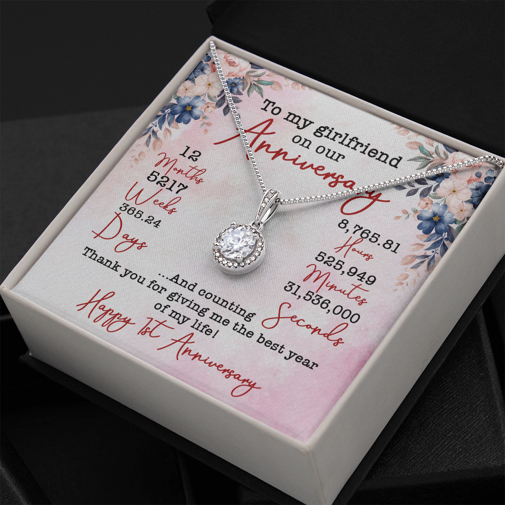 TO MY GIRLFRIEND ON OUR ANIVERSARY NECKLACE SO02v5