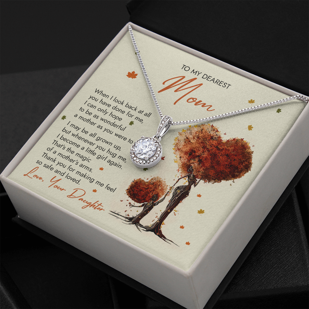 To My Dearest Mom - Safe And Love - Necklace SO38
