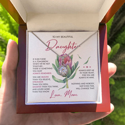 To My Beautiful Daughter - Always Remember - Necklace SO39 - Charming Present