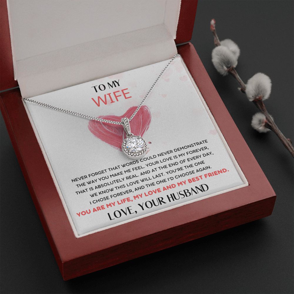 HUSBAND WIFE - THE ONE I'D CHOOSE AGAIN - ETERNAL HOPE NECKLACE
