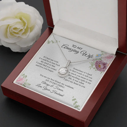 To My Amazing Wife - Love You Longer - Necklace SO20v5 - Charming Present