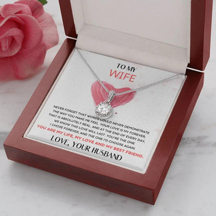 HUSBAND WIFE - THE ONE I'D CHOOSE AGAIN - ETERNAL HOPE NECKLACE - Charming Present